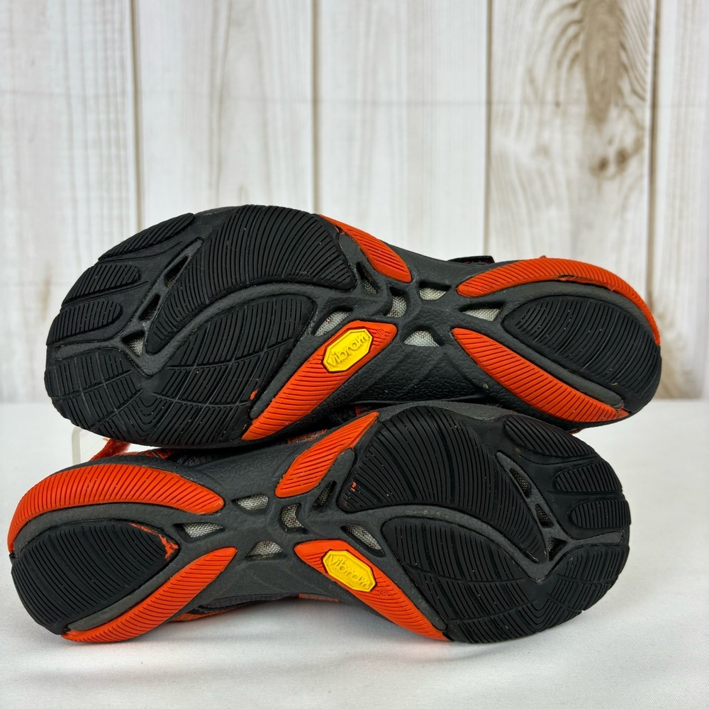 Merrell River Glove Shoes Mary Jane Flats Water Resistant Gray Orange Size 5 - Picture 11 of 14